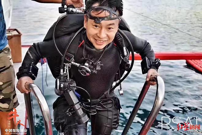 潜水员韩颋失联已超60小时 今日过生，家属在事发地送上蛋糕：去你想去的地方（组图） - 1