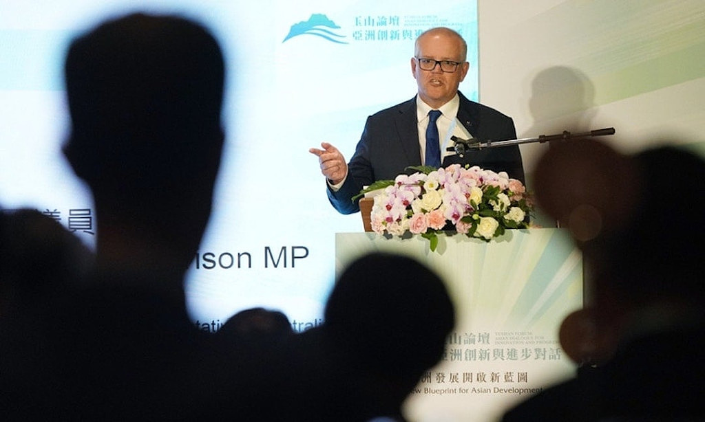 澳洲前总理莫里森：台湾是印太区域“矿坑里的金丝雀”；中国恐改变第一岛链安全环境（组图） - 1