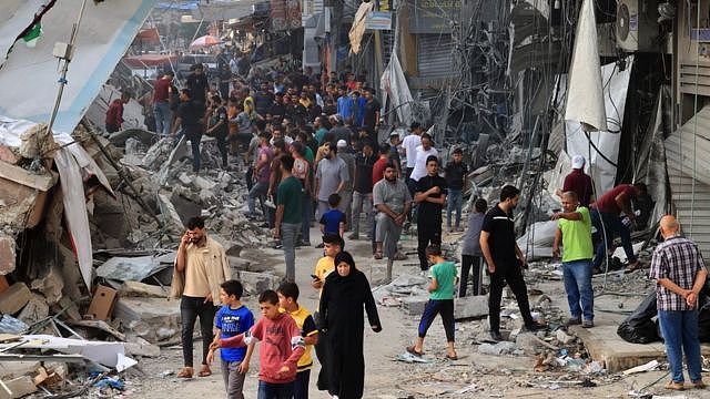 以巴冲突：在战地加沙，当死亡从天而降，你能躲去哪儿（组图） - 1