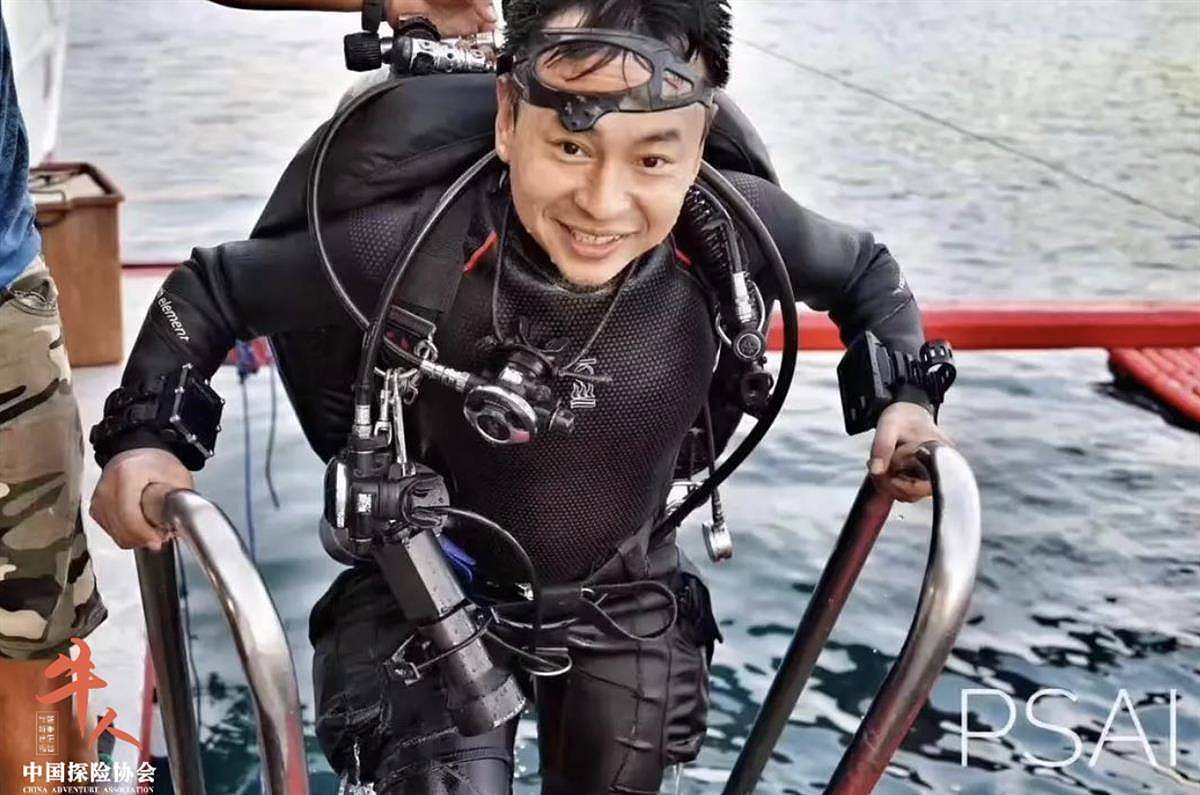 亚洲顶尖潜水员韩颋在广西水下失联三日！当地将用水下机器人搜救，业内人士：基本无生还可能（组图） - 3