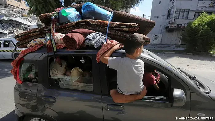 以色列下令加沙北部居民撤离，他们逃向哪里？（图） - 1