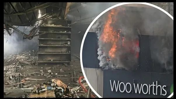 南澳购物中心Woolworths被烧毁， 损失超$1500万！ 居民区被毒浓烟笼罩， 两名男孩纵火被起诉（组图） - 1