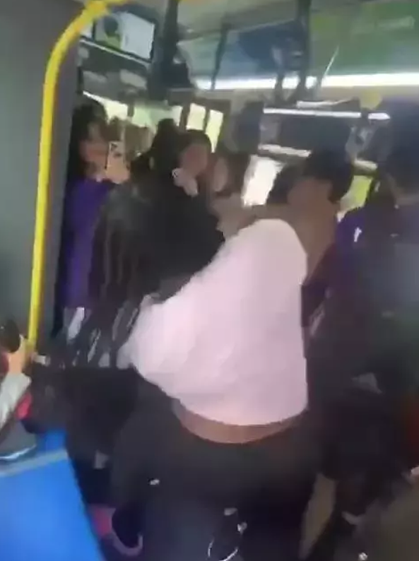 华人学生公交车上遭霸凌，非裔女生暴力殴打其头部！华人连署开除她...（组图） - 3