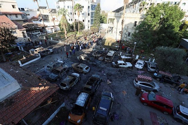 BBC核查：加沙医院爆炸案，我们从视频、照片与其他证据看到了什么（视频/组图） - 1