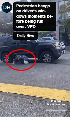 司机当街碾压行人，现场视频吓人！温哥华市中心致命车祸，行人被撞身亡（组图） - 9
