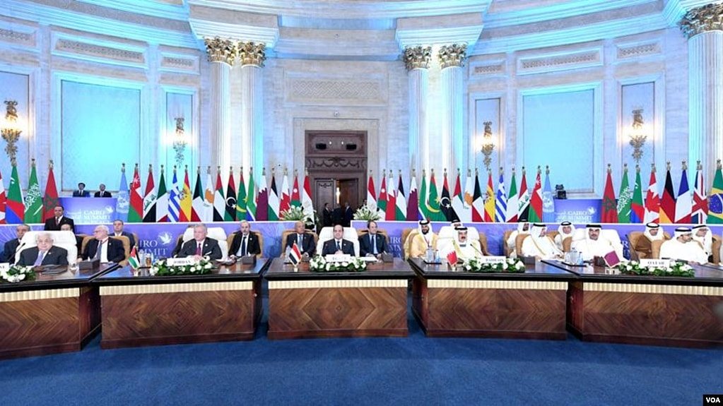 为防止以哈战争升级，十几个国家在开罗举行峰会（图） - 1