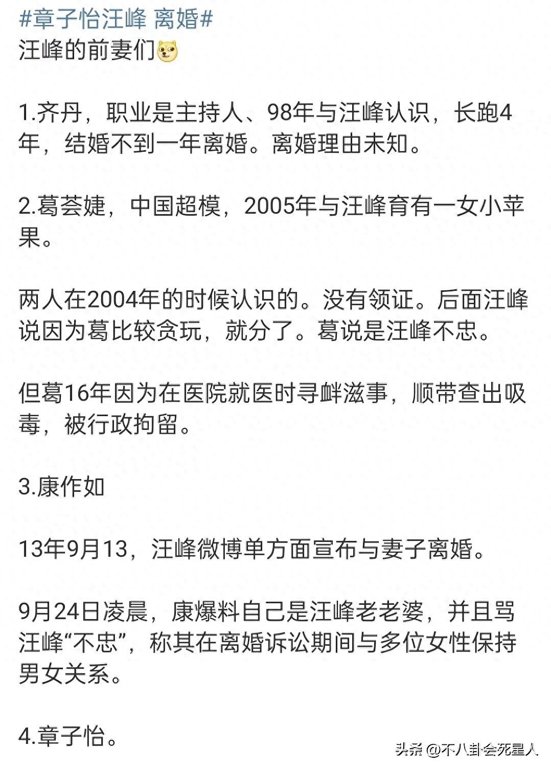汪峰章子怡官宣离婚，男方被曝出轨嫩模，35亿财产已被瓜分（组图） - 19