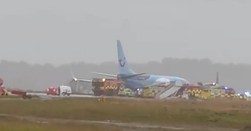 飞机冲出跑道、钻井平台锚脱落... 风暴肆虐欧洲北部已酿 7 死（视频/组图） - 1