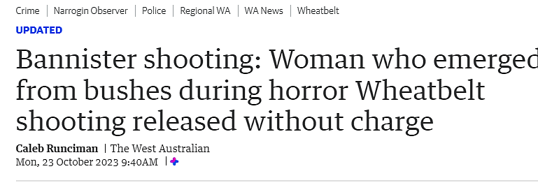 西澳发生神秘枪击案，“雌雄大盗”持枪劫车，猎枪直指乘客后脑勺（组图） - 1