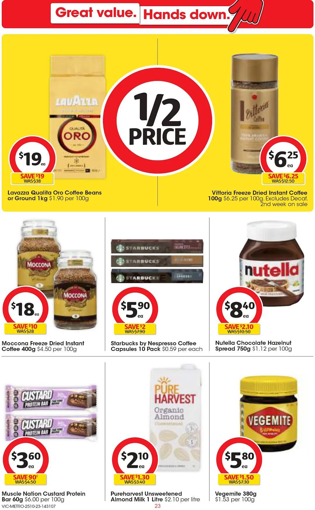 Coles 10月25日-10月31日打折，超好吃的咖喱黄油鸡，半价$3.75（组图） - 23