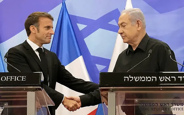 法国要下场？马克龙提议与以色列合作对抗哈马斯（图） - 1