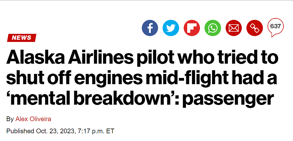 84人航班飞行中，飞行员竟“抢关”发动机！原因曝光，或面临83项谋杀指控（组图） - 1