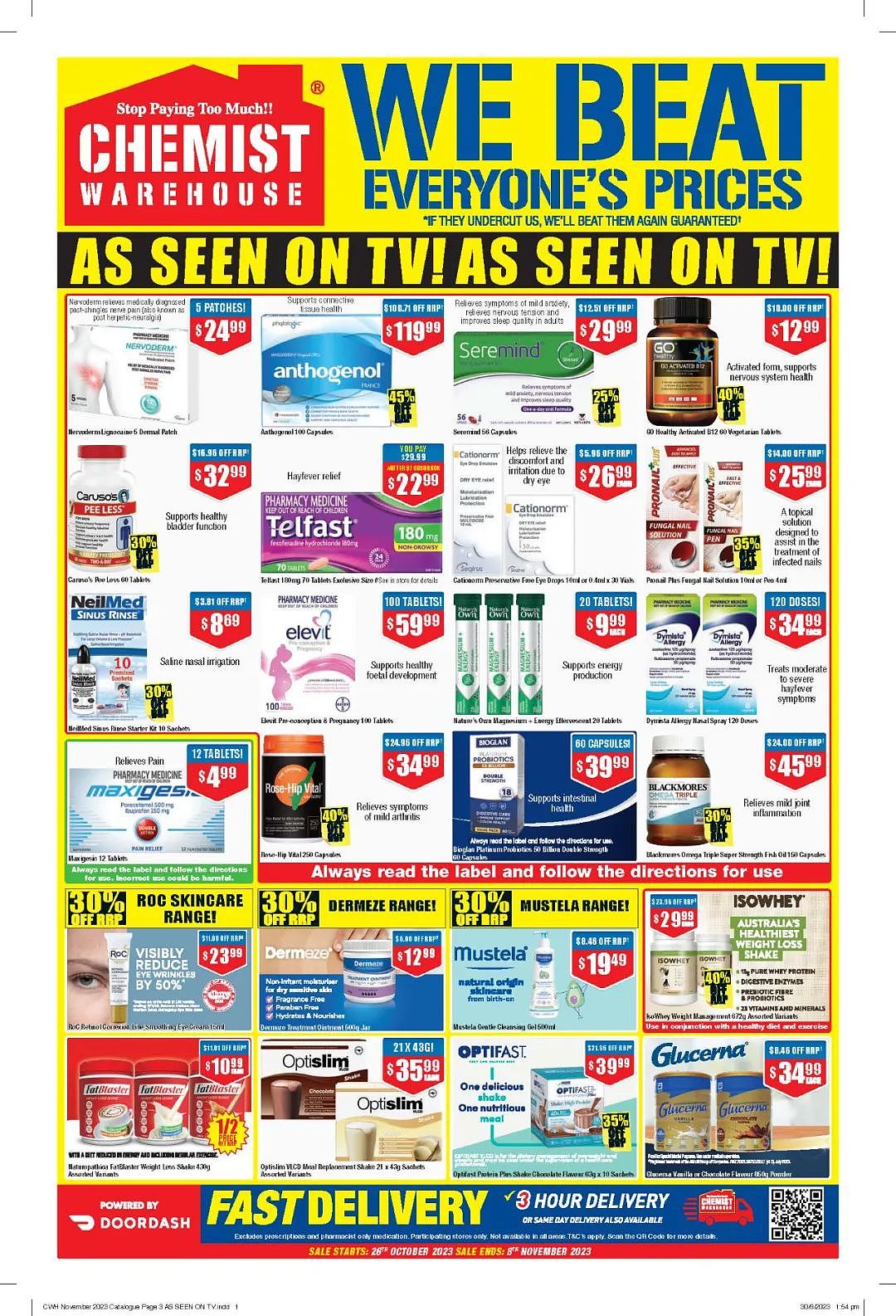 实惠周期到！【Chemist Warehouse】药店10月26日至11月8日优惠目录（组图） - 3