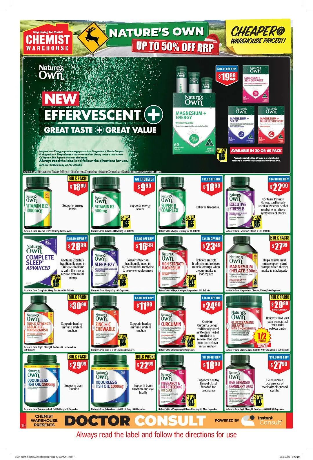 实惠周期到！【Chemist Warehouse】药店10月26日至11月8日优惠目录（组图） - 10