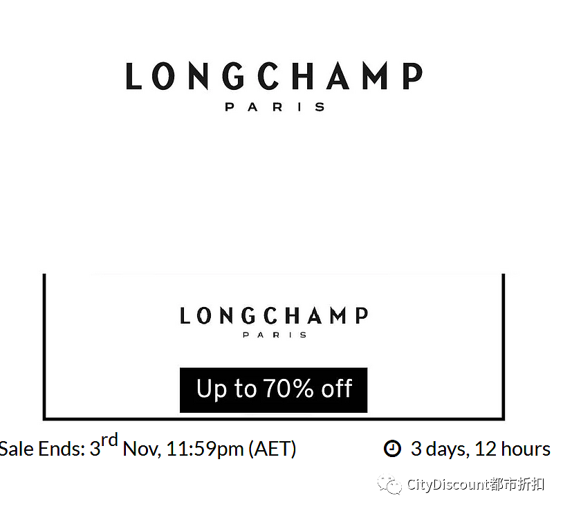 好机会！【Longchamp】珑骧包低至3折特卖开始（组图） - 2