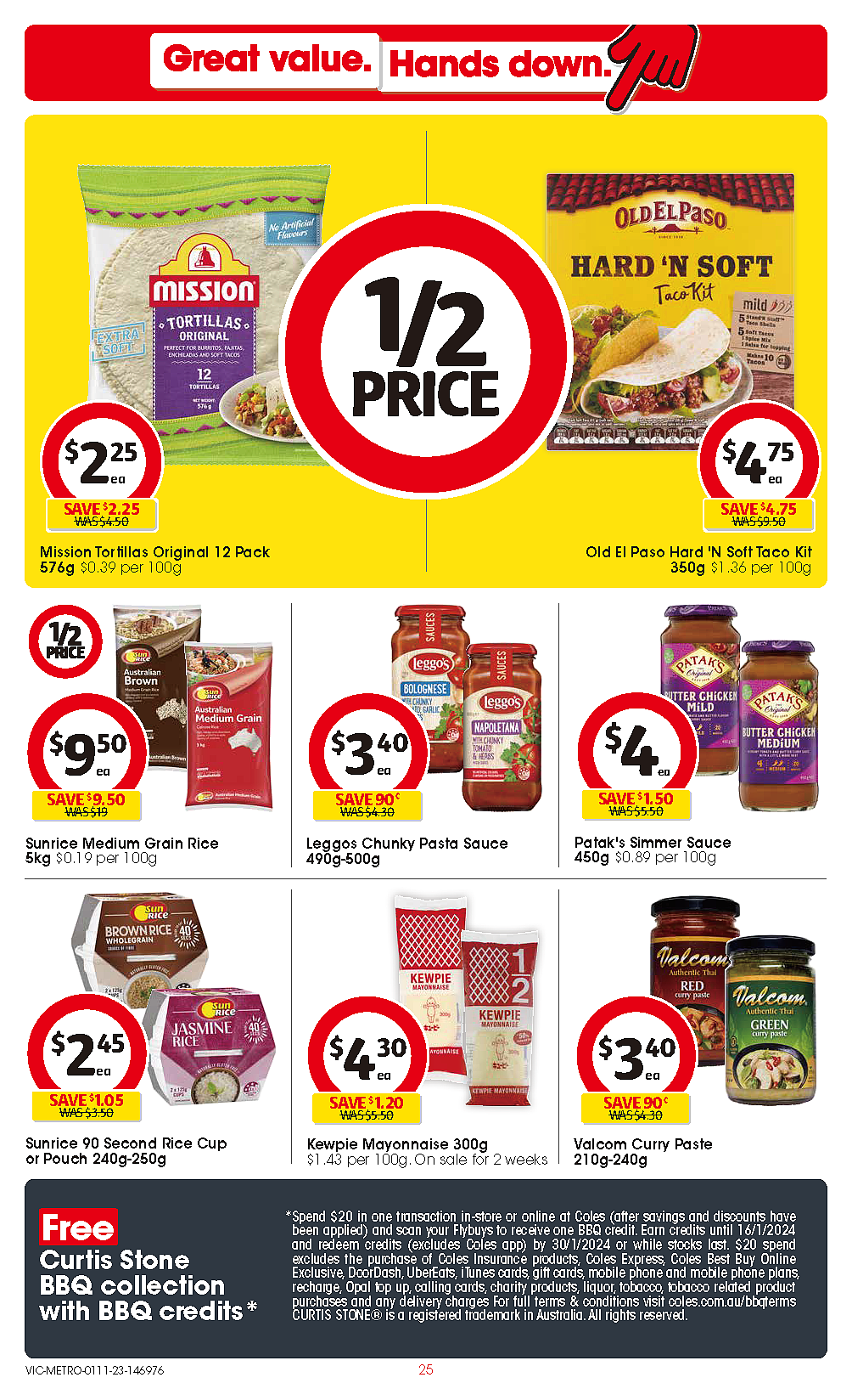 Coles 11月1日-11月7日打折，过节了，澳洲大虾14刀/kg（组图） - 25