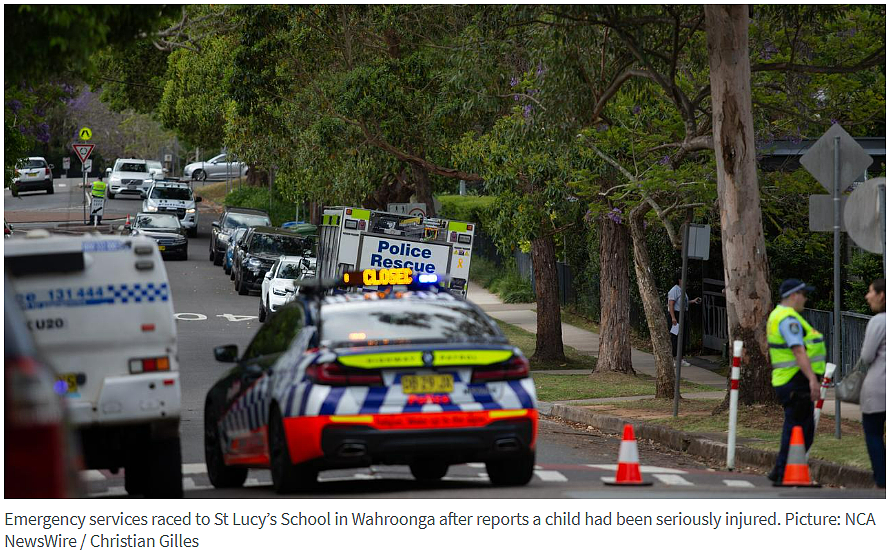悉尼上北一名10岁男孩在校园里遇难！载30名学童校车在CBD发生车祸（组图） - 4