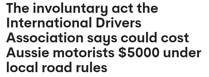 罚款$3.6万甚至坐牢？在澳开车时想打喷嚏最好靠边停，否则…（组图） - 1