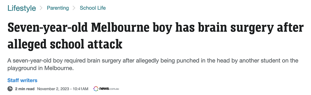 澳洲7岁亚裔男孩被同学暴打，送进医院抢救！而学校的回应，却让人无比愤怒...（组图） - 4