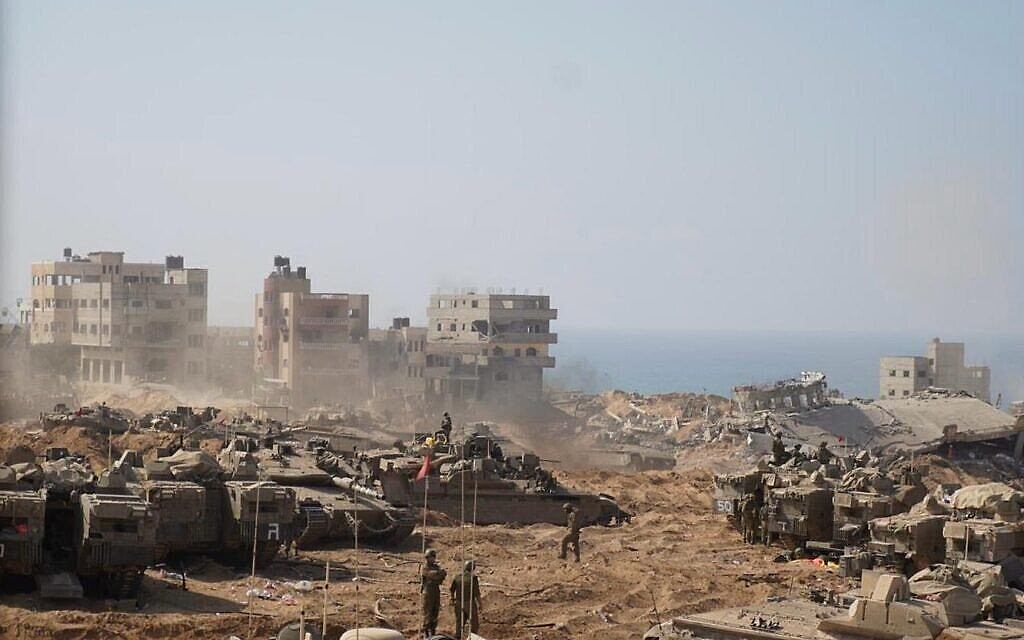 “以军已全面包围加沙城，并将加沙地带一分为二”（图） - 1