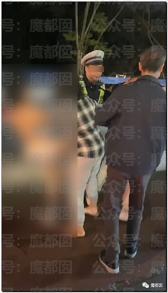 震惊！丰满美女交通纠纷脱光赤裸搏斗+女嘴撕下对方男背皮肉（组图） - 60