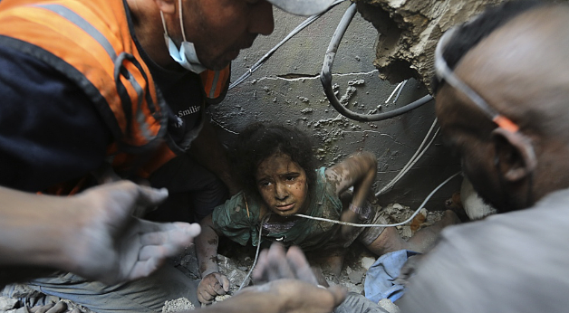 110万孩子被轰炸笼罩，联合国：加沙已沦为“儿童坟场”！3小时撤离令下（组图） - 3