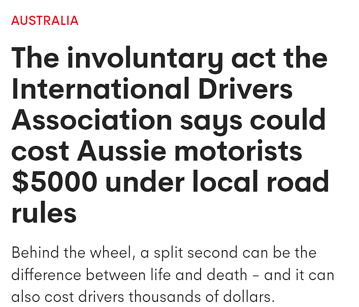 注意！在澳洲开车时打喷嚏，可能被罚$5000，甚至可能坐牢！（组图） - 1