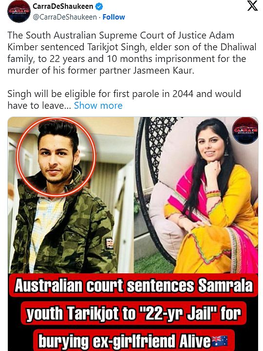 失踪2个月！印裔澳洲留学生南澳遭男友惨被活埋！死因竟是“吃土身亡”（组图） - 7