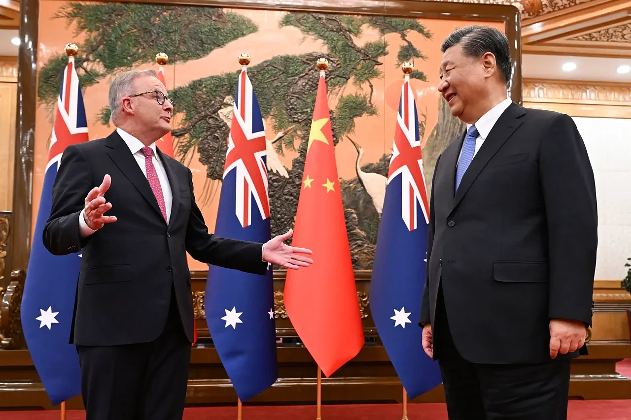 真的融冰了？中国外交部发言人汪文斌：澳洲总理艾博年此行“承前启后，继往开来”（组图） - 1