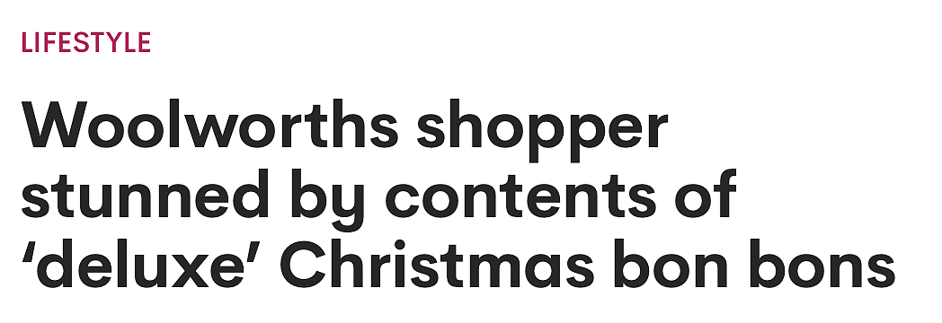 一堆破烂！Woolworths推出豪华圣诞盲盒！网友辣评：简直买到垃圾（组图） - 1