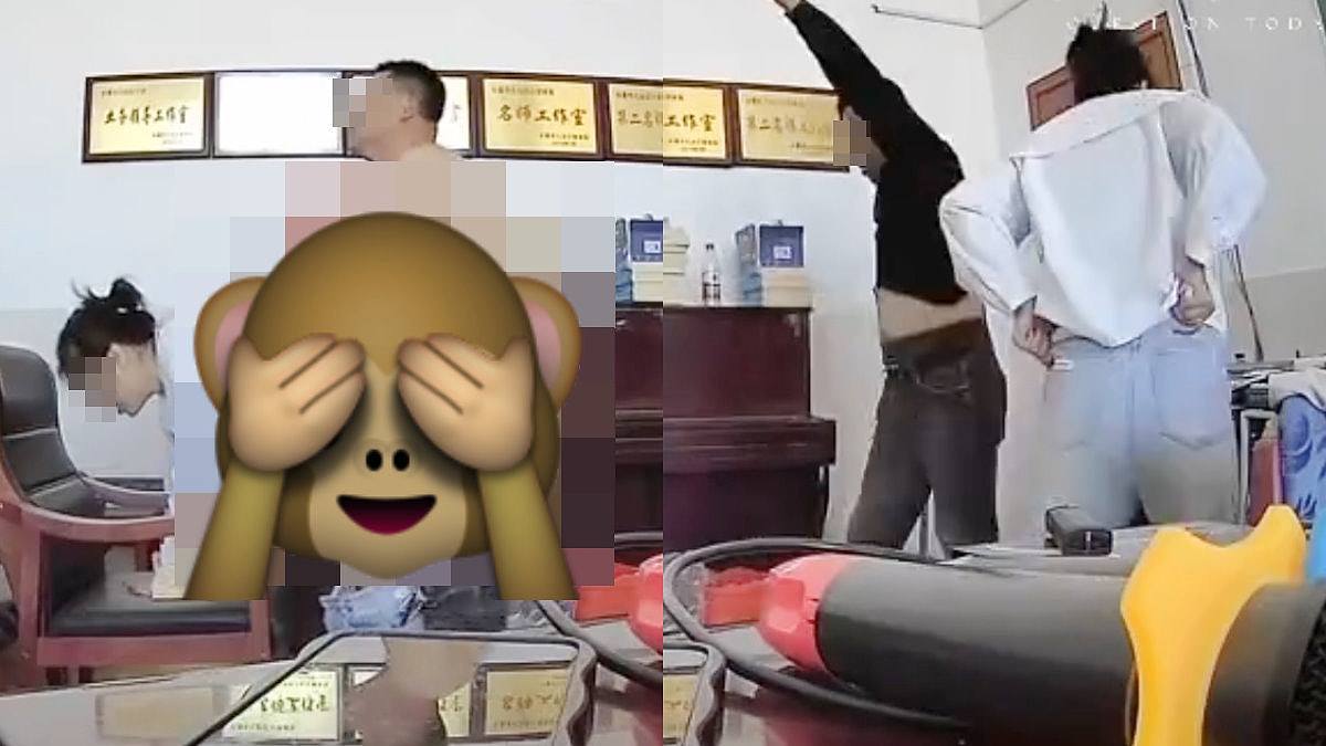 中国学校又现“活春宫”事件！办公室内3分钟激战影片曝光，网民：效率好高（组图） - 1