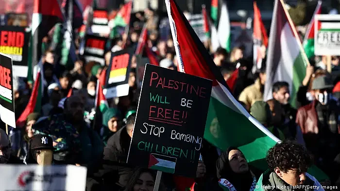 德国追加对巴勒斯坦人的援助！伦敦30万人游行吁加沙停火（组图） - 3