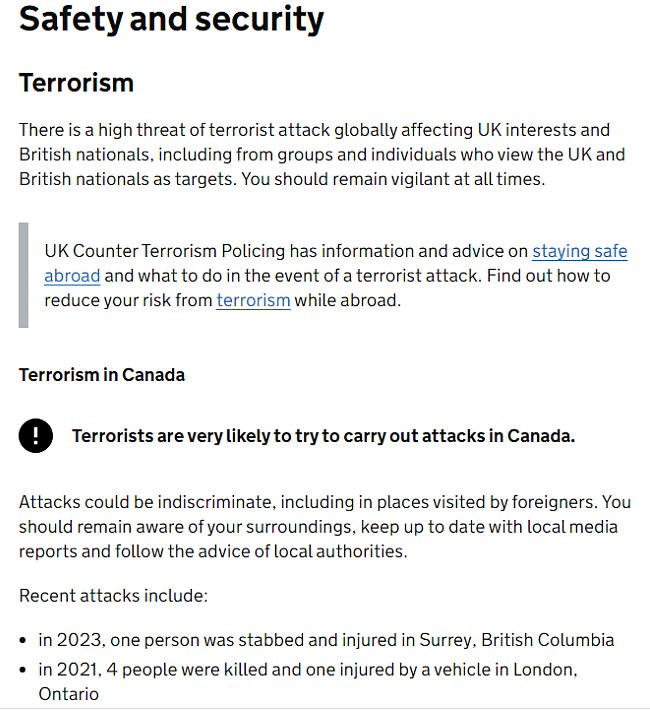 加拿大被这个国家列入“黑名单“：极有可能发生恐袭！特鲁多发声（组图） - 2