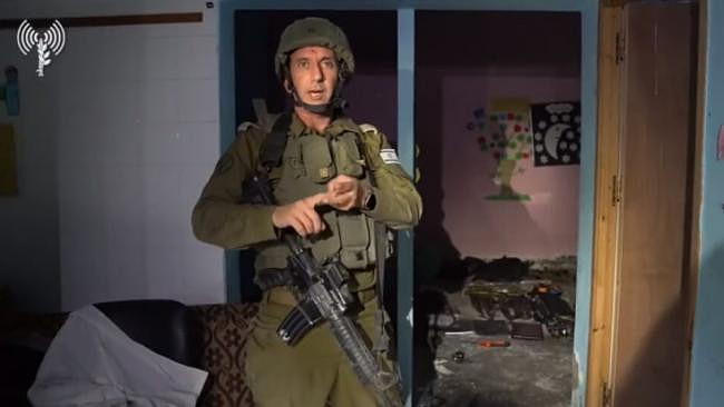 哈马斯在医院藏匿武器地道，以色列公布影像（图） - 1