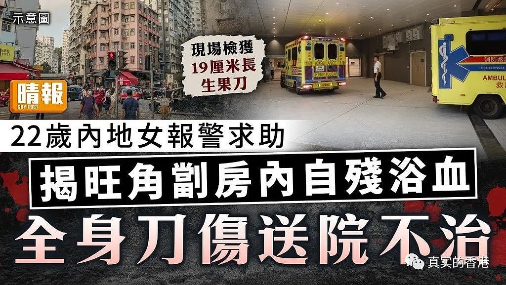 22岁内地女生不惯香港生活，自杀前报警！（组图） - 2