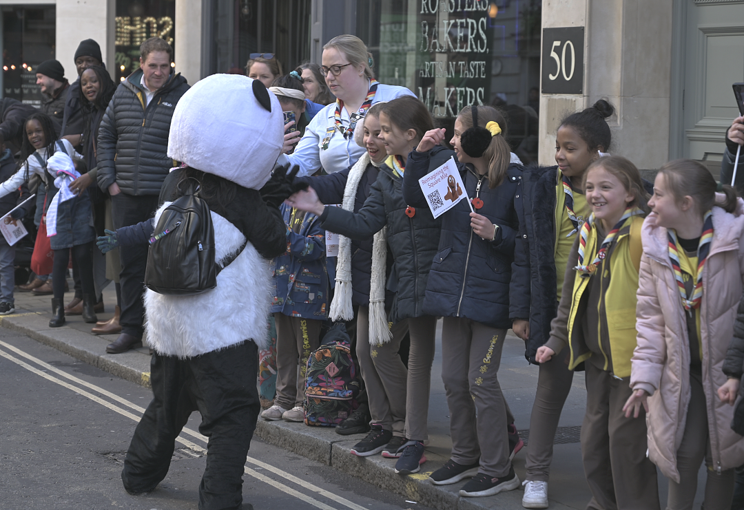 中国熊猫“杀“疯了！ 伦敦市长花车游行，万人齐聚尖叫，BBC：可爱，多点特写给熊猫（组图） - 29