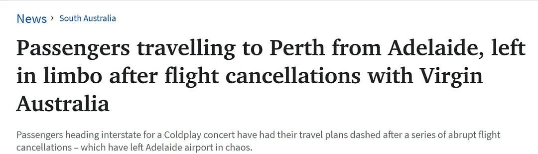 阿德航班取消陷入混乱；周五开始封路两周；澳专家呼吁减少移民和留学生数量，导火索竟是... （组图） - 1