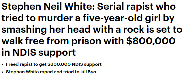 绑架强奸5岁女童入狱逾20年，澳连环性侵犯将获释！还能领$80万补助（组图） - 1