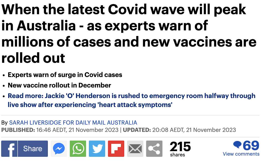 太可怕！澳洲疫情打反扑，数百万人或将确诊，最高峰或很快到来，但好消息是...（组图） - 4