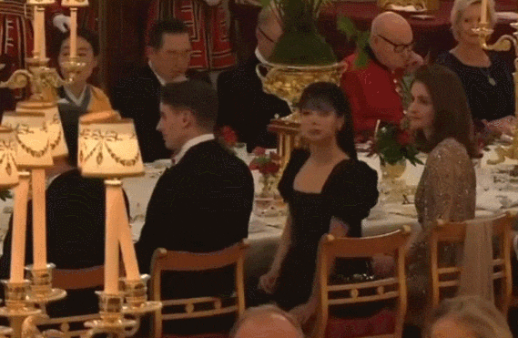 英王室为韩总统办奢华国宴！查尔斯给Blackpink发大英勋章，最抢镜的是凯特王妃的红衣美腿（组图） - 44