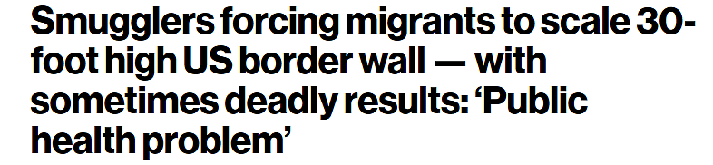 “跳下去才是美国”！30英尺边境墙，走线客依然涌进，伤的伤亡的亡（组图） - 1
