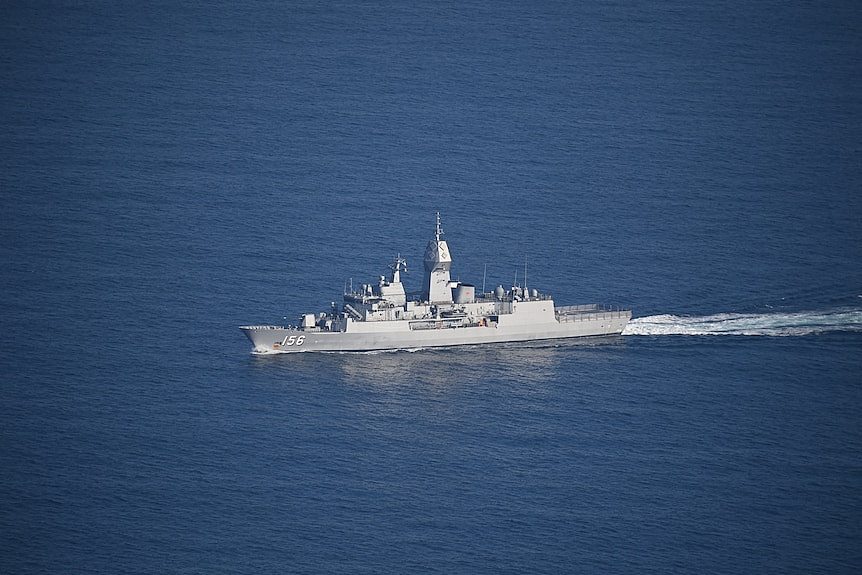 与声纳事件有关的澳洲军舰“图文巴”号参加澳菲联合海上巡逻（图） - 2