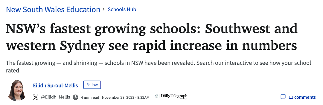 悉尼顶级公校被挤爆了！新州发展最快的学校被公布，这个名单太意外了...（组图） - 4