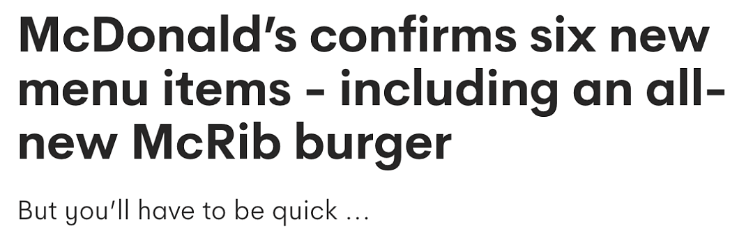 噩耗！这家David Jones几周后即将关店，麦当劳推出排骨汉堡，快来看看夏季新菜单（组图） - 10