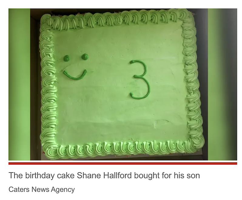 气炸了！澳洲老爸从WWS给儿子订生日蛋糕，拿回家一看，差点冲回去把超市给砸了...（组图） - 12
