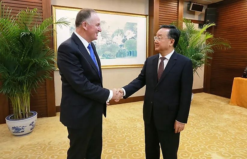新西兰前总理约翰·基到访中国进行对话！（组图） - 2