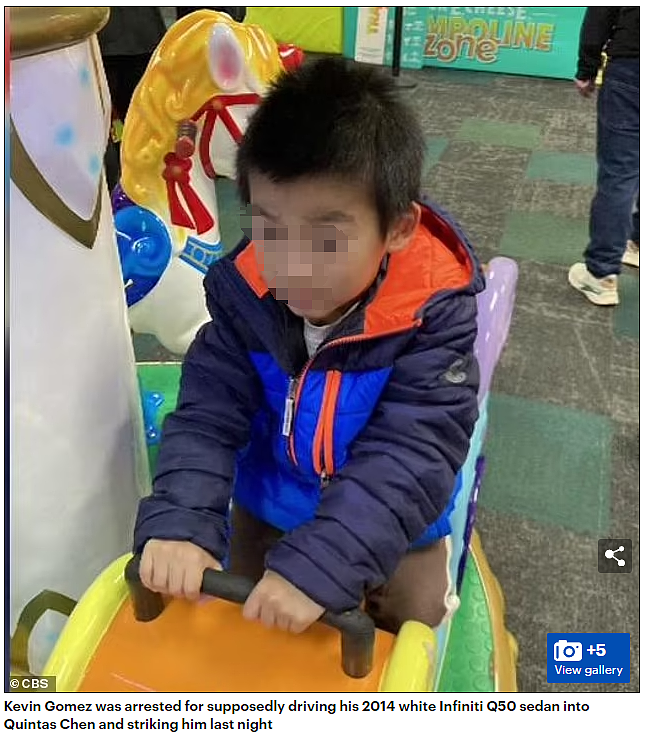 悲剧！ 3岁华裔男童被撞身亡，就在父亲面前， 惨遭汽车拖行，无证司机逃逸（组图） - 2