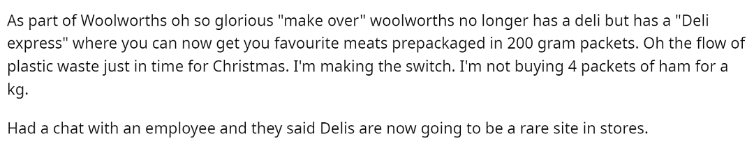 Woolies宣布：以后不再设置这一柜台，网友：预制菜要来了吗（组图） - 3