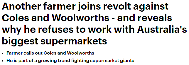 “宁愿出口日本，也不卖Coles和Woolies”！澳洲农民“起义”，狠批超市为果蔬“牟取暴利”（组图） - 1