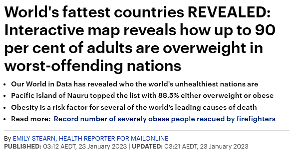 华人惊恐发现，来了澳洲以后体重开始超标！全球肥胖榜，澳洲排名靠前，据说与地理位置有关（组图） - 3